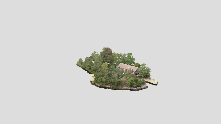 Jungfruholmen nya bryggor 3D Model