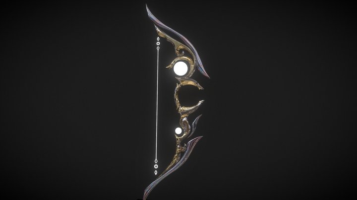 Glowy Magic Bow 3D Model