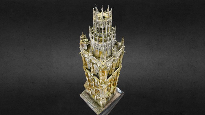 Tower of the Church of Verneuil-sur-Avre – Modelo 3D gratuito STL