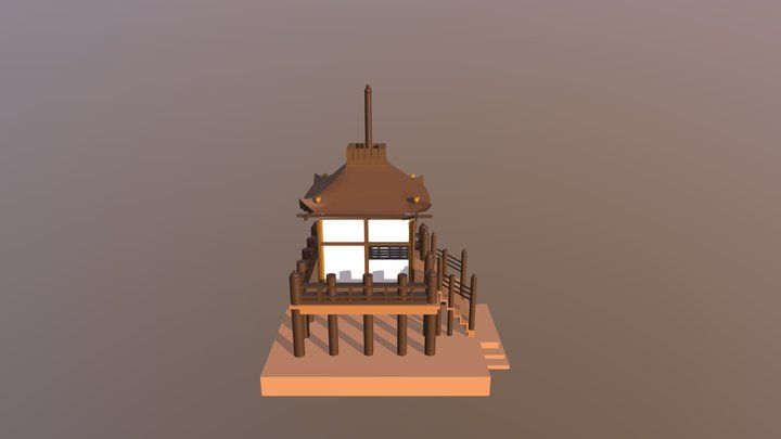 Japanesetemple1.2CIELO SANCHEZ A01333860 3D Model