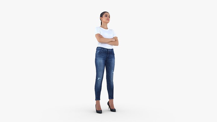 Asgaurd_Female Jeans_001 3D Model