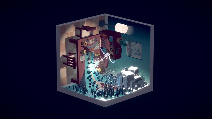 The Dragon of Rockmine Keep 3D Model