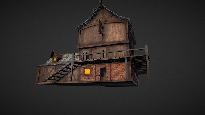 Medieval tavern 3D Model