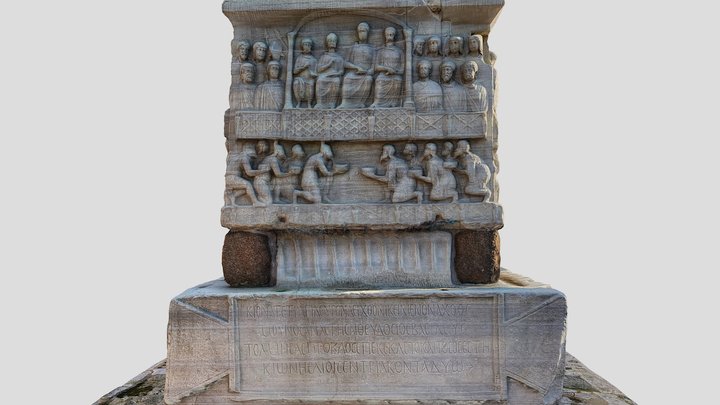 Theodosius Obelisk 3D Model