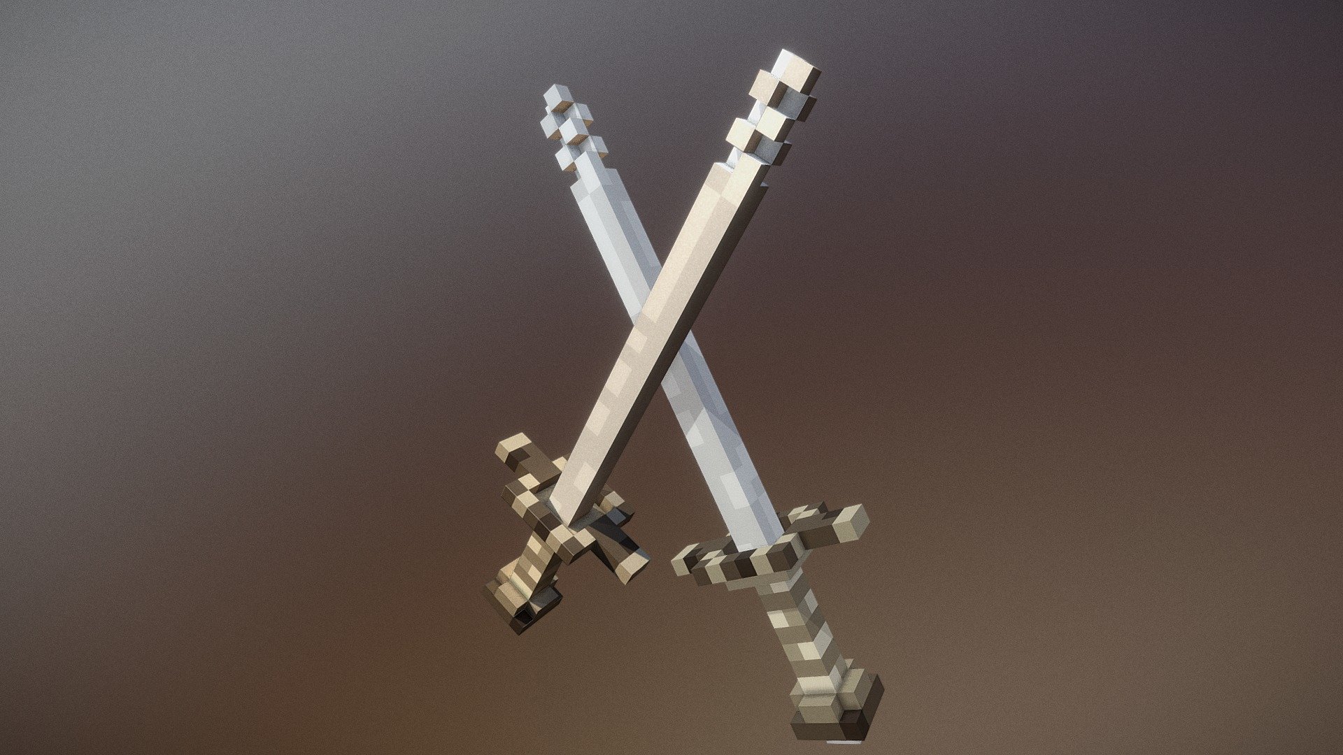 voxel two swords