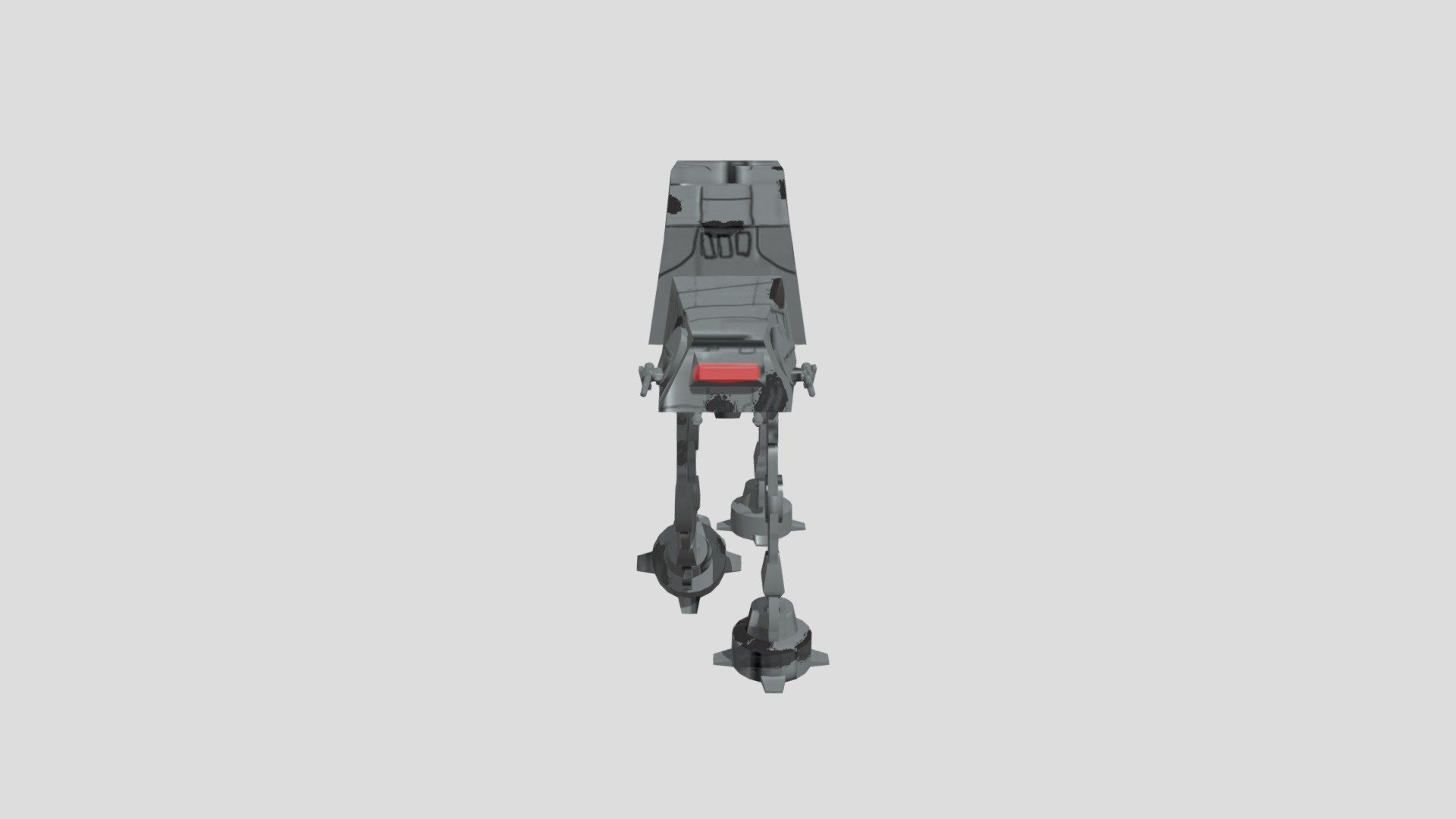 AT-AT with "battle damage"