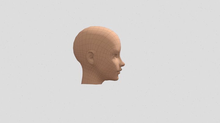 head woman 3D Model