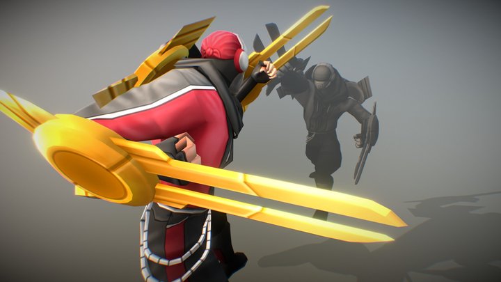 Zed Vs Shadow (Fanart) 3D Model