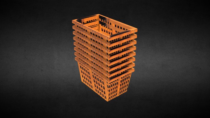 Crate 3D Model
