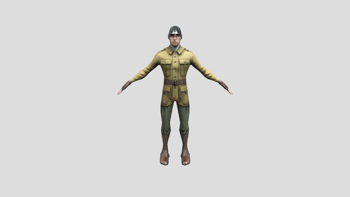 Мужик_да 3D Model