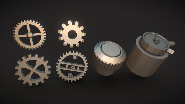 Cogs and Gears 3D Model - 3D CAD Browser