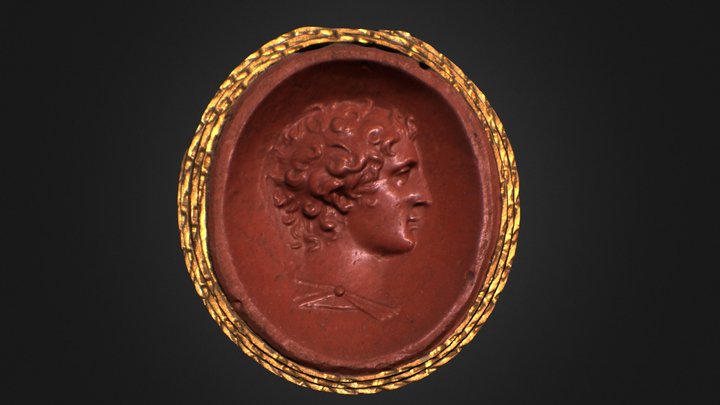 Popiersie Meleagra  - model 3D