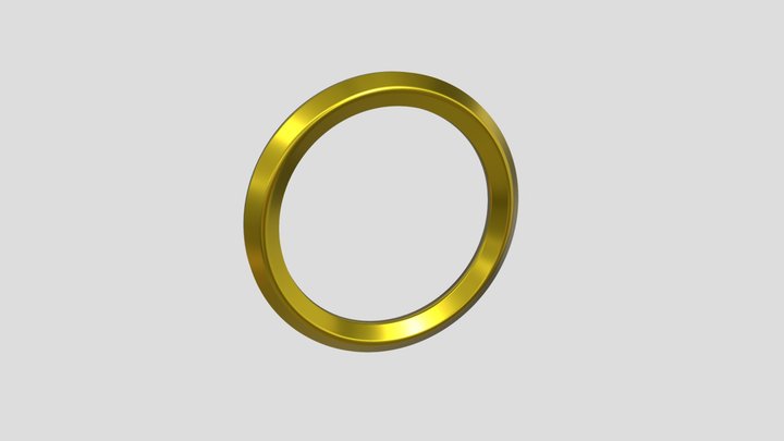 Sonic Ring (V 2.0) 3D Model