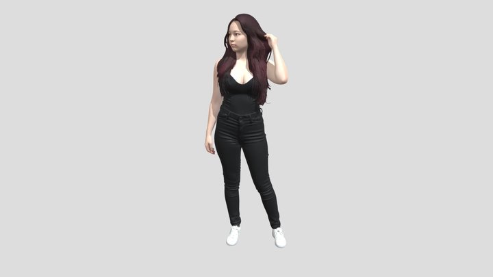 Crimson Locks In Black