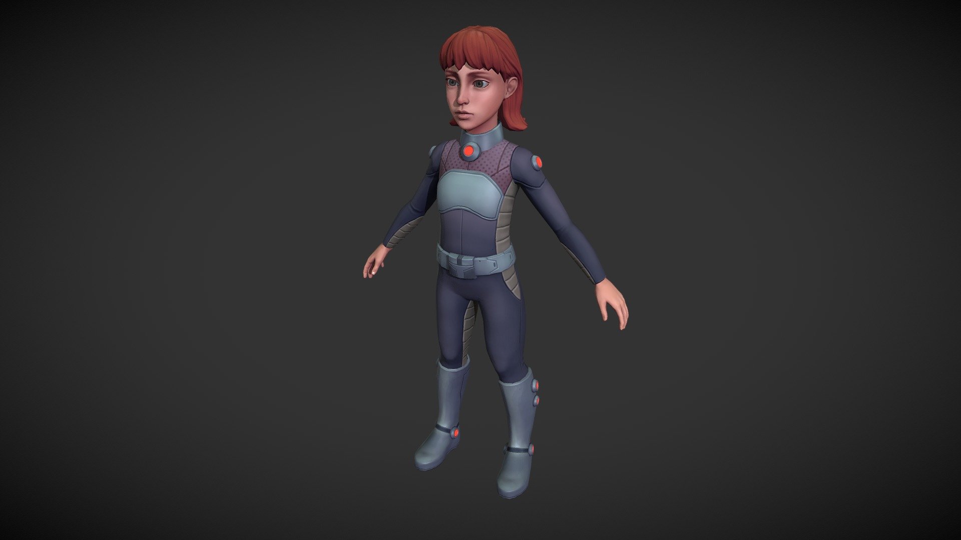Child Hum Fem V3 - 3D model by Mango Team (@polygonby) [009012f ...