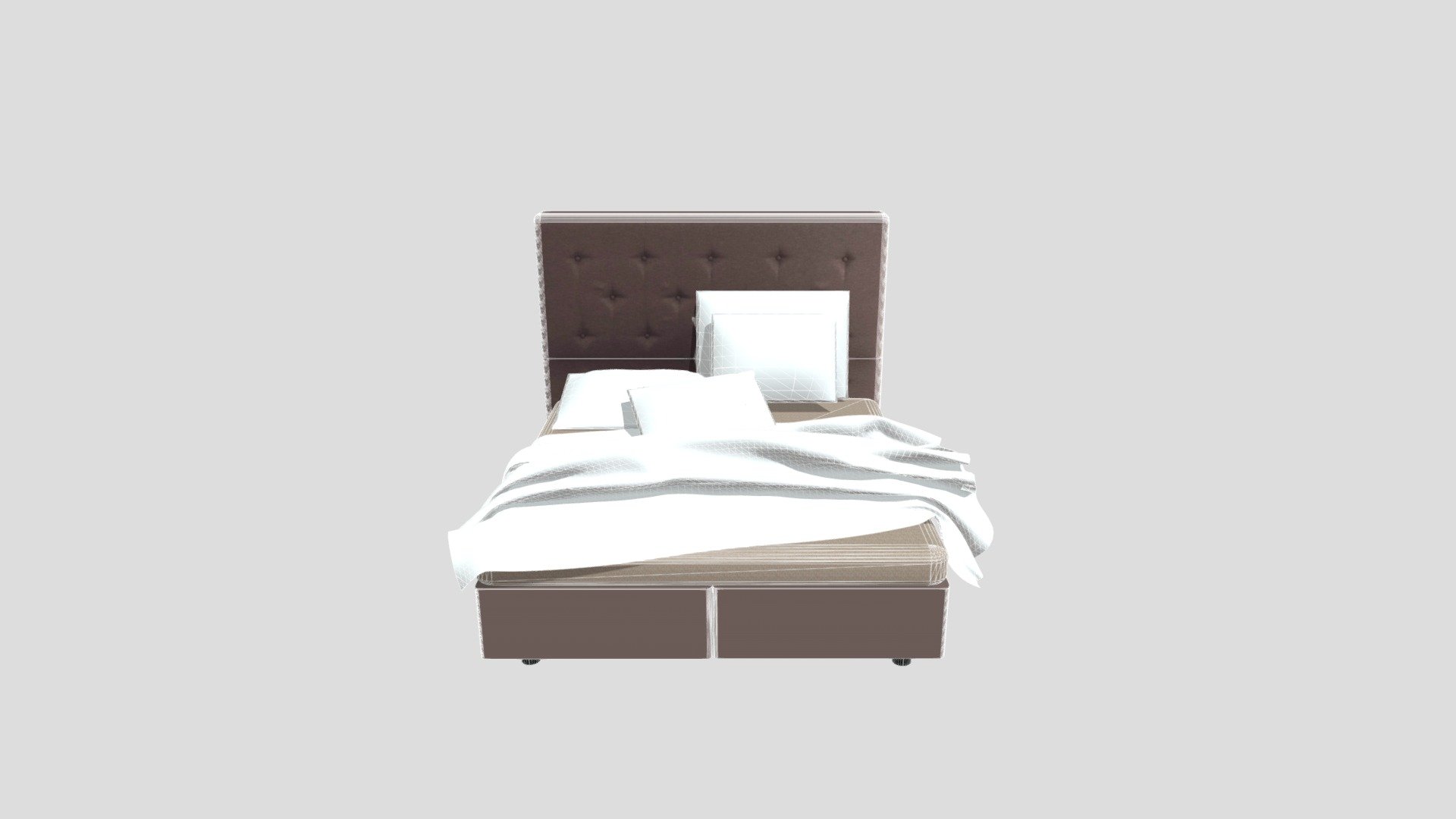 Boxspringbett - Download Free 3D model by Jamesbacking [0090a82 ...