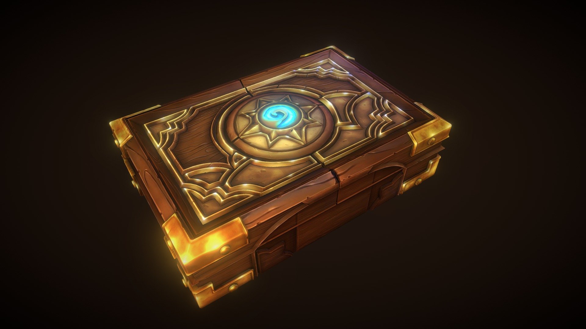 Hearthstone Box FanArt 3D model by yuguhtrrh [009152d] Sketchfab