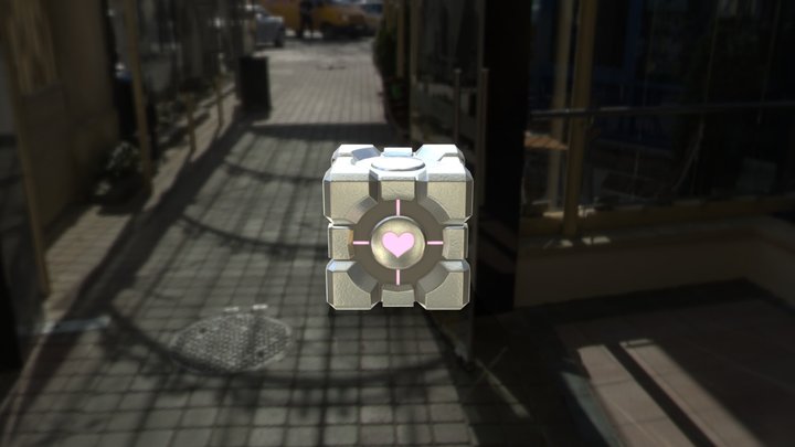 Companion Cube Test EF 3D Model