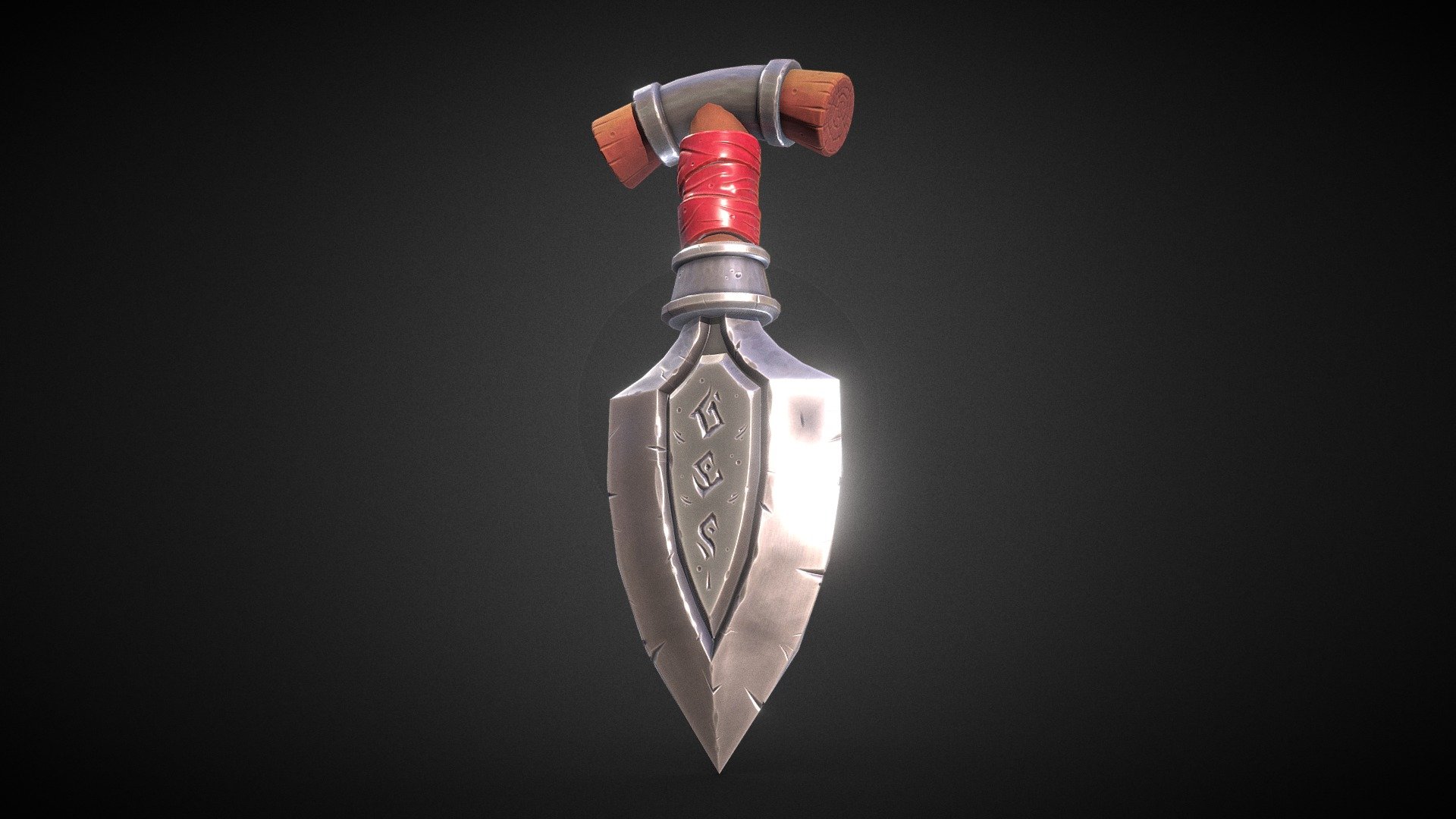 Stylized Low Poly Dagger Blade 3d Model By Burak Özcan Ozcanburak8 009160c Sketchfab