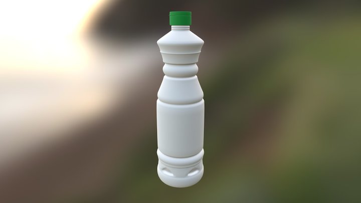Cooking oil bottle 3D Model