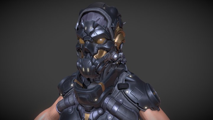 Heavy Hero 3D Model