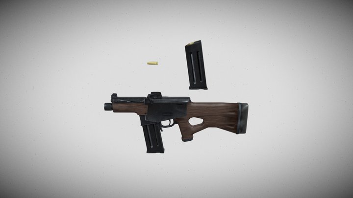 State Officer Rifle 3D Model