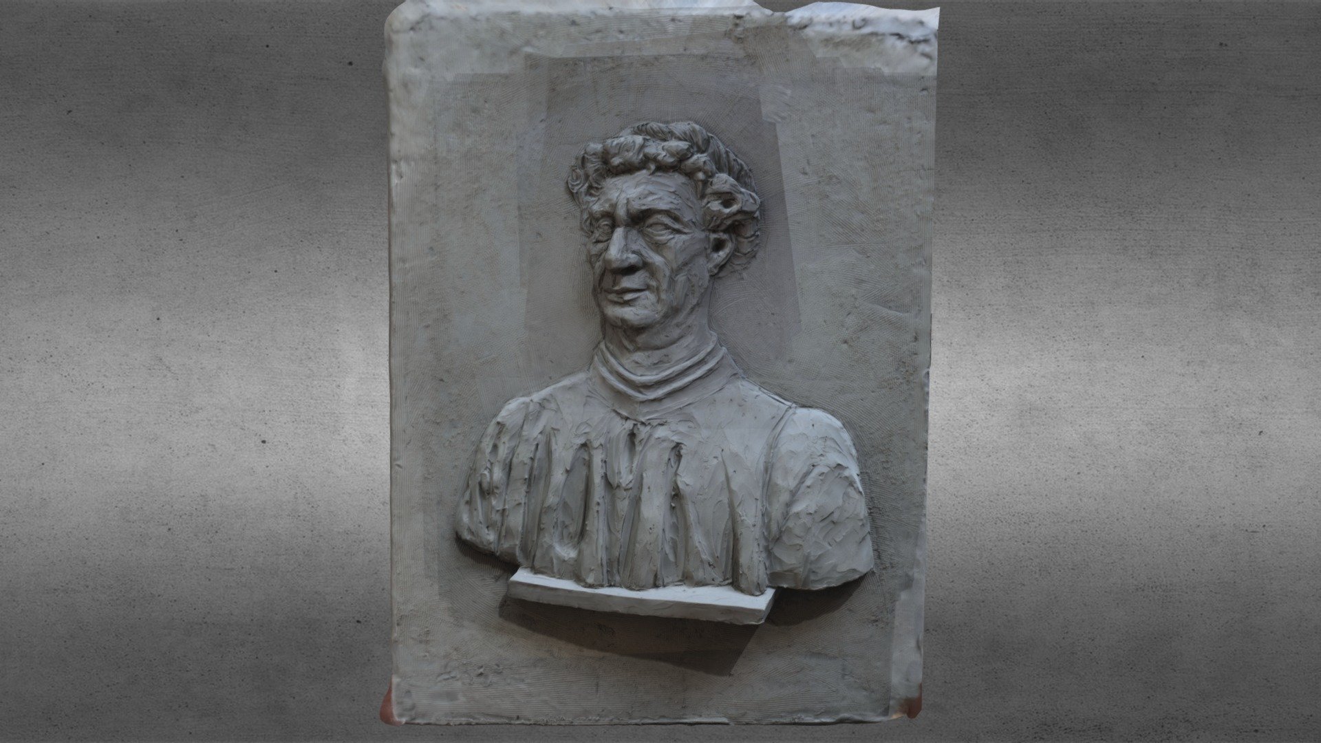 Bassorilievo da busto allieva liceo artistico