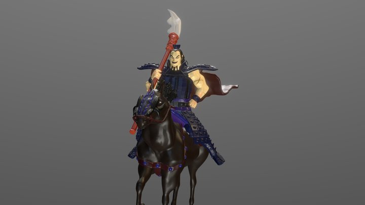 Ouki 3D Sculpture made in VR 3D Model