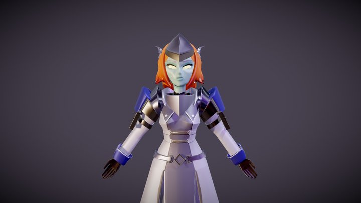 Eda The Sun Magician - YuGi-Oh Card 3D Model