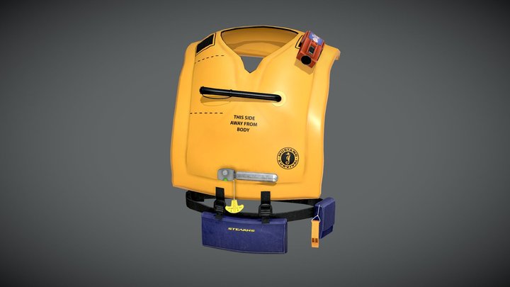 Life Vest MD3025 3D Model
