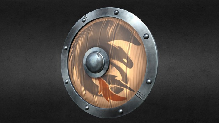Hiccup's Shield (HTTYD) 3D Model