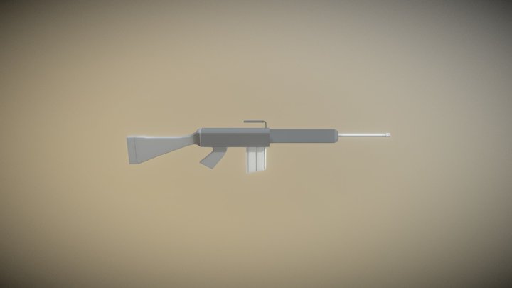 Last Few - FN FAL [LowPoly] 3D Model