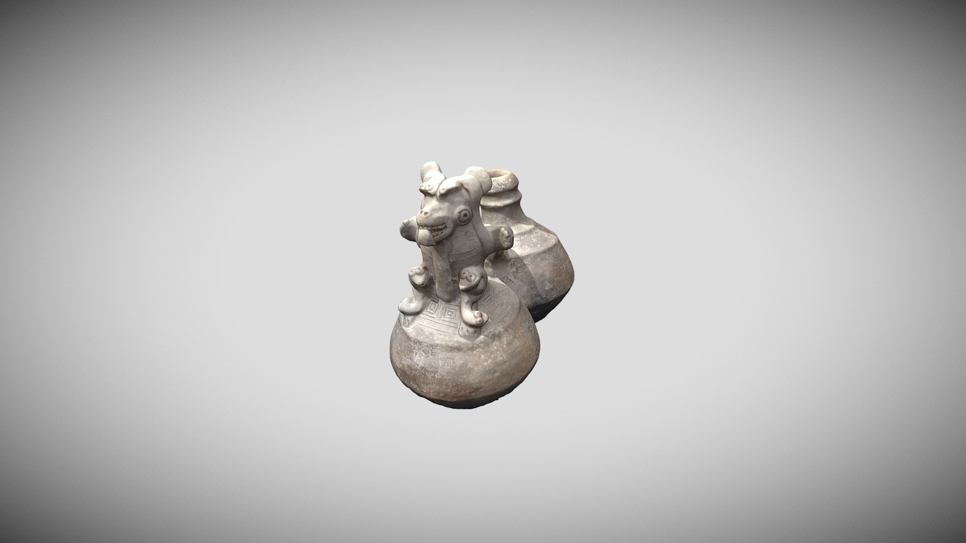 Botella Silbato Doble Bahía II f2 — Sketchfab embed 3D viewer