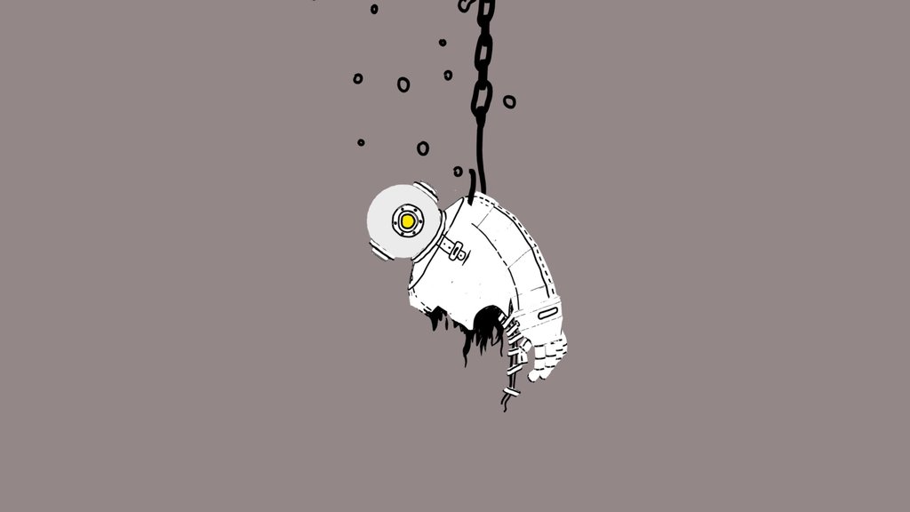 Diver corpse On Hook