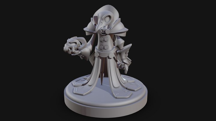 Aris Lich King 3d Print