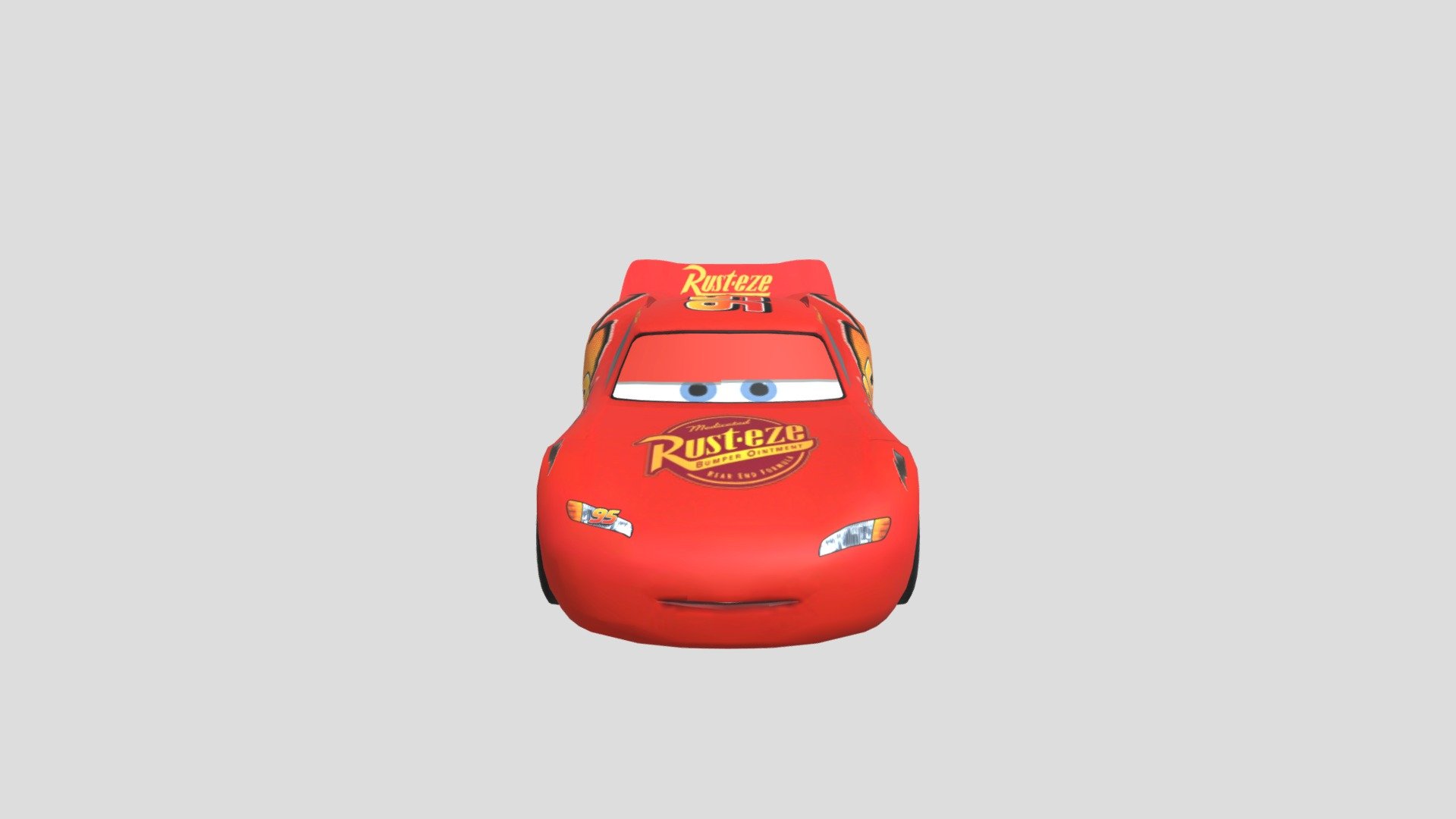 Lightning McQueen Rookie From Cars 2 Game Style Download Free 3D model by kylewithem08 kylewithem08 009b1ad