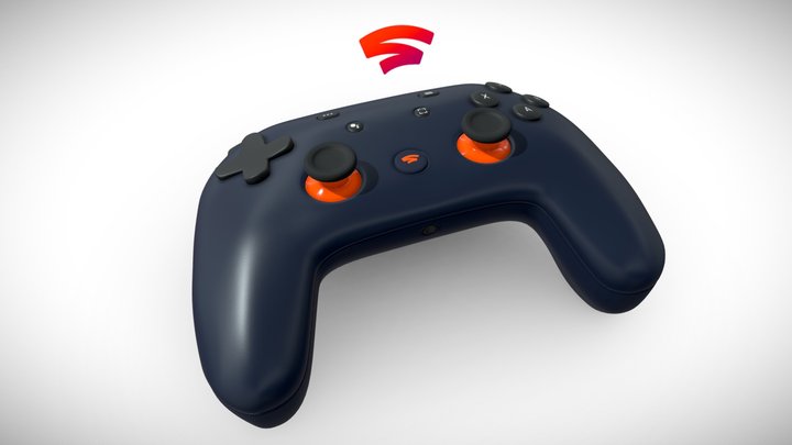 Google Stadia Controller - "Founders Edition" 3D Model