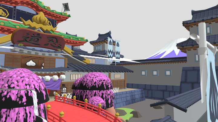 Ninja Hideaway 3D Model