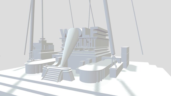 Wolf Searchlight Pictures 3D Model