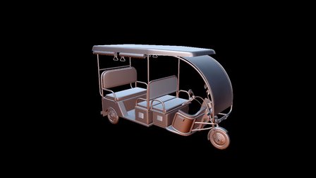 TukTuk Option_01 3D Model