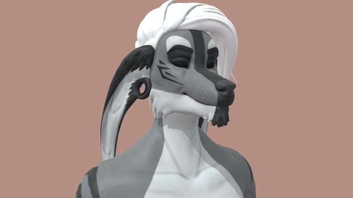 Bust 3D "Colt" 3D Model