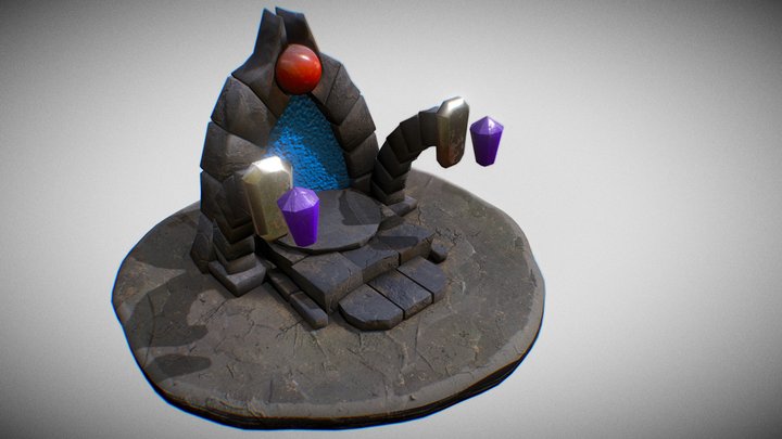 Portal Scetchfab 3D Model