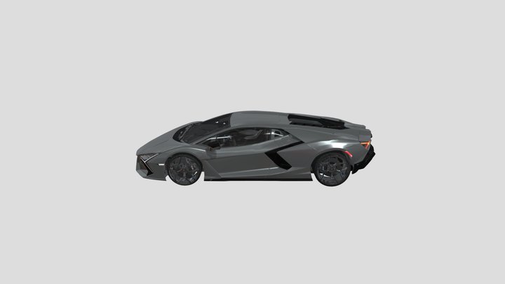 Lamborghini_revuelto_black_matte (1) 3D Model