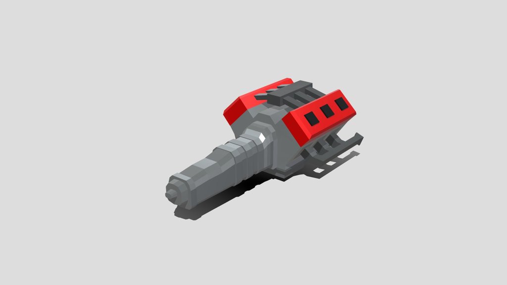 V6 Model 1 Low poly
