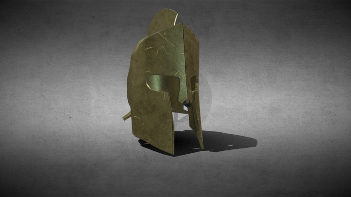 Spartan Helmet Model 3D Model