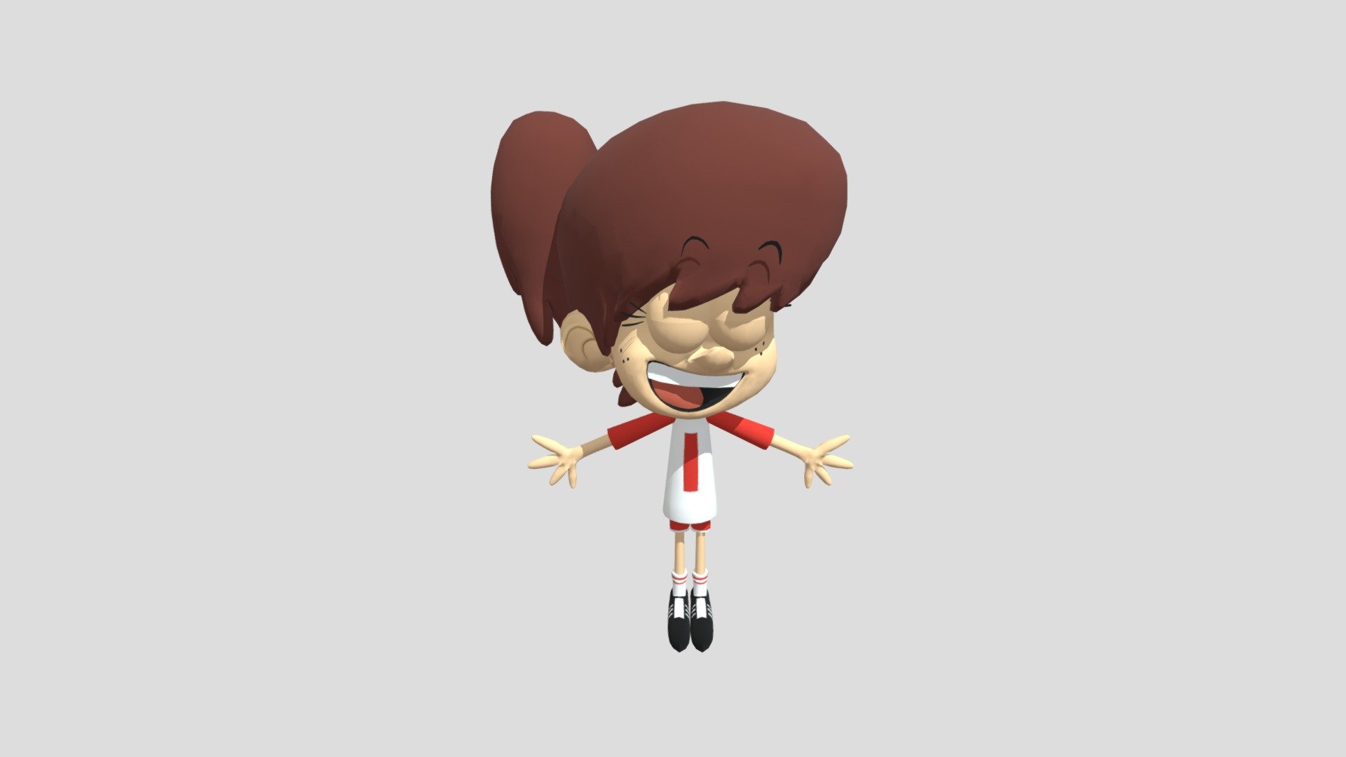 Nickelodeon All-Star Brawl - Lynn Loud - Download Free 3D model by  romyblox1234 [00a007a] - Sketchfab