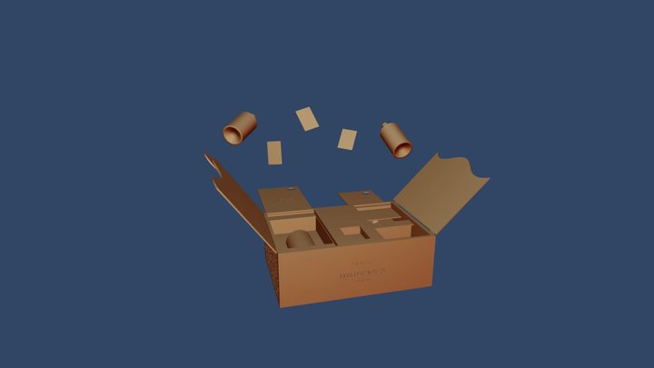 DUNE PART TWO WITH HENDRICKS GIN STUDENT PROYECT 3D Model