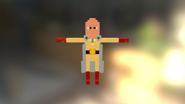 Saitama 3D Model