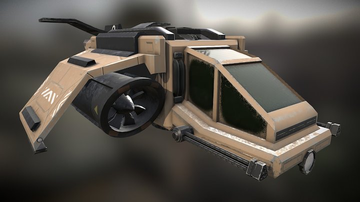 MX Sparrow (Worn Off Ver.) 3D Model