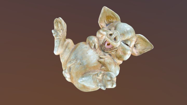 Pig - Lucky Charm - Glücksbringer 3D Model